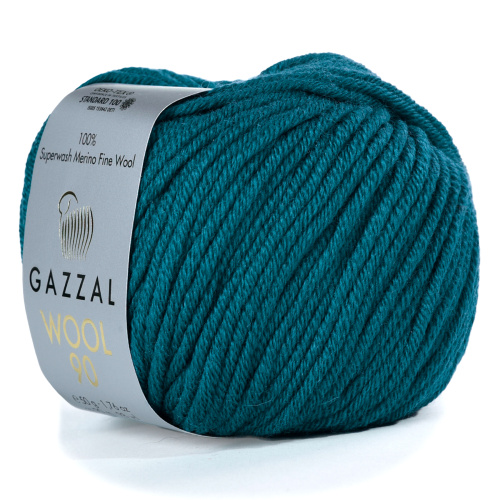 Купить пряжу GAZZAL Wool 90 цвет 3675 производства фабрики GAZZAL