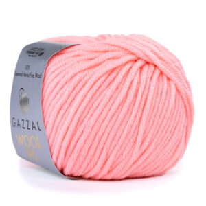 Купить пряжу GAZZAL Wool 90 цвет 3676 производства фабрики GAZZAL