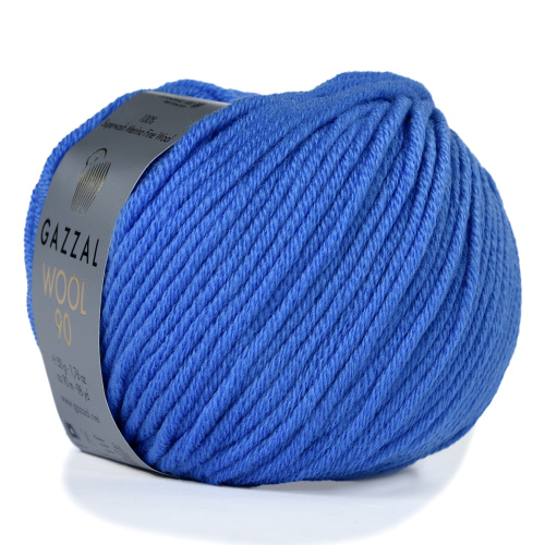 Купить пряжу GAZZAL Wool 90 цвет 3687 производства фабрики GAZZAL