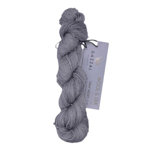 Купить пряжу GAZZAL Wool & Silk цвет 11130 производства фабрики GAZZAL