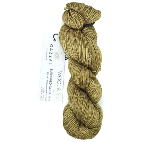 Купить пряжу GAZZAL Wool & Silk цвет 11146 производства фабрики GAZZAL