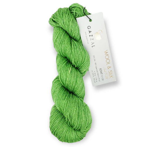 Купить пряжу GAZZAL Wool & Silk цвет 11150 производства фабрики GAZZAL