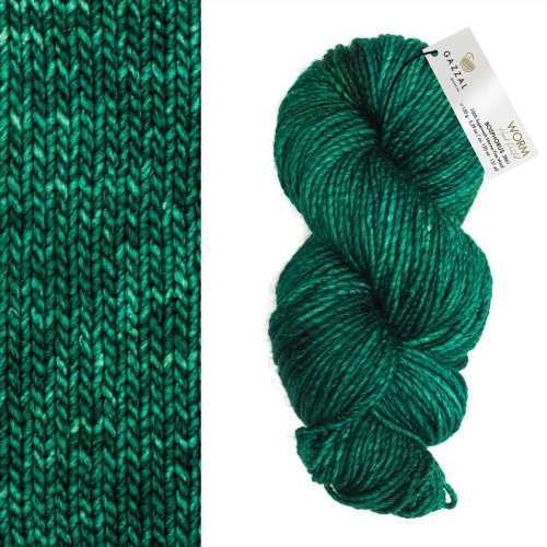 Купить пряжу GAZZAL Worm цвет 3861 производства фабрики GAZZAL