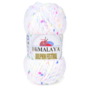 Купить пряжу HiMALAYA DOLPHIN FESTIVAL цвет 81101 производства фабрики HiMALAYA