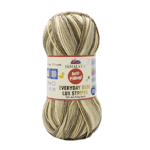 Купить пряжу HiMALAYA EVERYDAY BEBE LÜX STRİPES цвет 72409 производства фабрики HiMALAYA