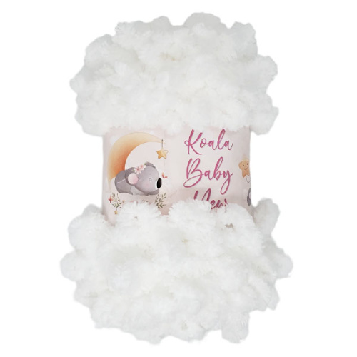 Купить пряжу HiMALAYA KOALA BABY NEW цвет 1301 производства фабрики HiMALAYA