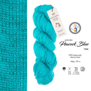 Купить пряжу GAZZAL Unicorn цвет 1346 производства фабрики GAZZAL