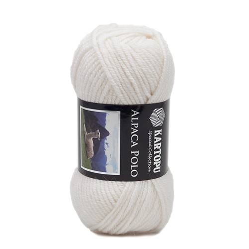 Купить пряжу KARTOPU ALPACA POLO цвет K010 производства фабрики KARTOPU