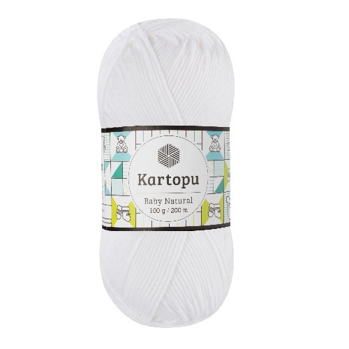 Купить пряжу KARTOPU BABY NATURAL цвет K010 производства фабрики KARTOPU