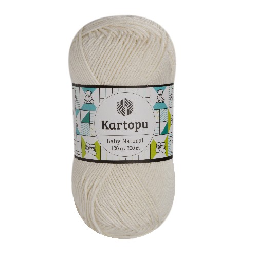 Купить пряжу KARTOPU BABY NATURAL цвет K019 производства фабрики KARTOPU
