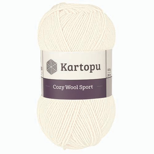Купить пряжу KARTOPU COZY WOOL SPORT цвет K025 производства фабрики KARTOPU