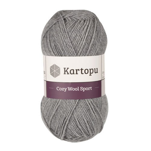 Купить пряжу KARTOPU COZY WOOL SPORT цвет K1001 производства фабрики KARTOPU