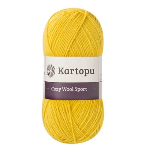 Купить пряжу KARTOPU COZY WOOL SPORT цвет K1321 производства фабрики KARTOPU