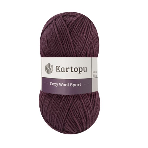 Купить пряжу KARTOPU COZY WOOL SPORT цвет K1707 производства фабрики KARTOPU