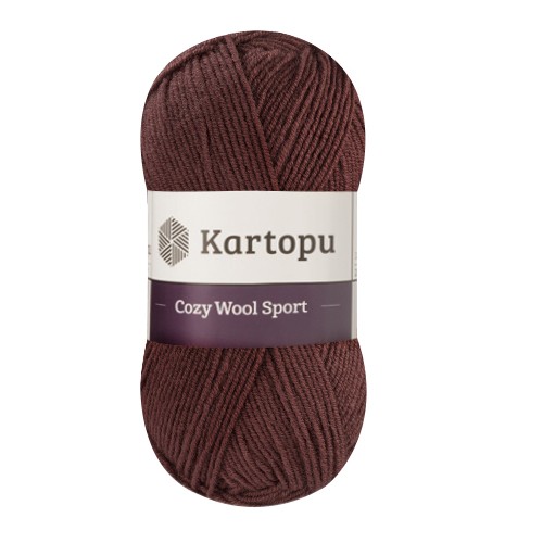 Купить пряжу KARTOPU COZY WOOL SPORT цвет K1892 производства фабрики KARTOPU