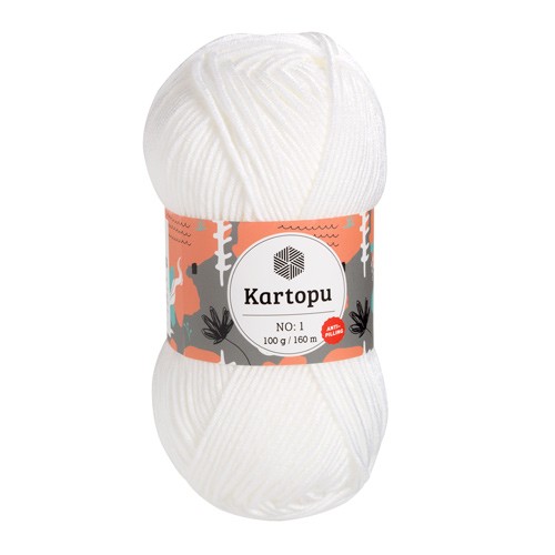 Купить пряжу KARTOPU NO.1 цвет K010 производства фабрики KARTOPU