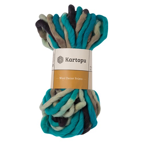 Купить пряжу KARTOPU WOOL DÉCOR PRINTS цвет D3158 производства фабрики KARTOPU