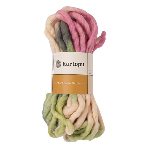 Купить пряжу KARTOPU WOOL DÉCOR PRINTS цвет D3159 производства фабрики KARTOPU