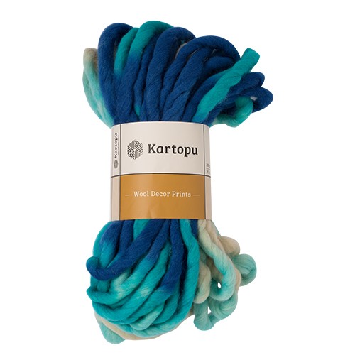 Купить пряжу KARTOPU WOOL DÉCOR PRINTS цвет D3161 производства фабрики KARTOPU