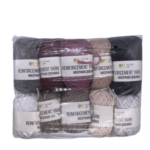 Купить пряжу ЛАМА УРАЛ Носочная добавка цвет 44-Ассортимент производства фабрики ЛАМА УРАЛ