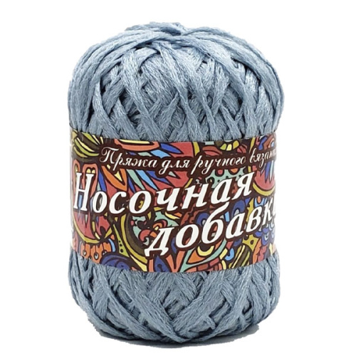 Купить пряжу ЛАМА УРАЛ Носочная добавка цвет 48-Сизый производства фабрики ЛАМА УРАЛ