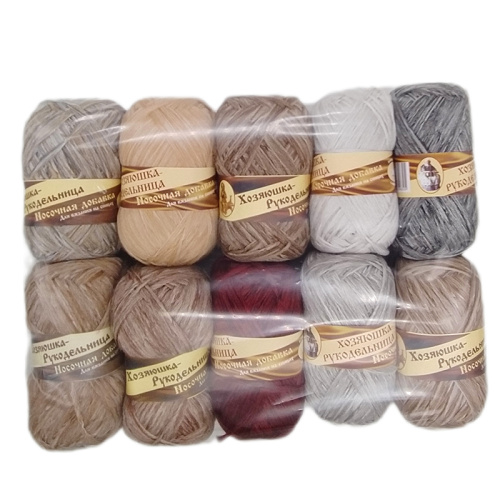Купить пряжу ЛАМА УРАЛ Носочная добавка цвет Калейдоскоп цветов производства фабрики ЛАМА УРАЛ
