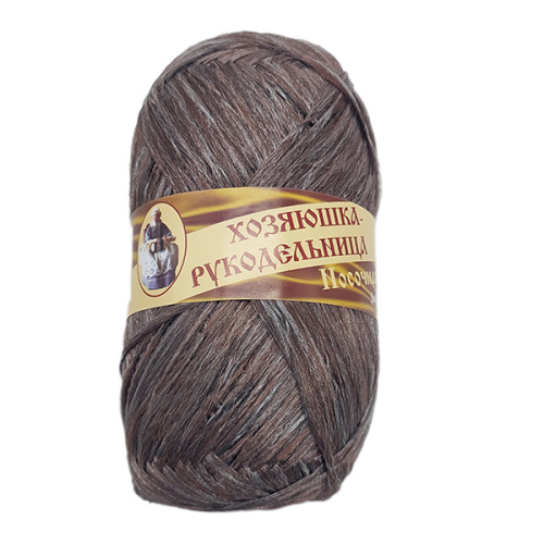 Купить пряжу ЛАМА УРАЛ Носочная добавка цвет Коричневый производства фабрики ЛАМА УРАЛ