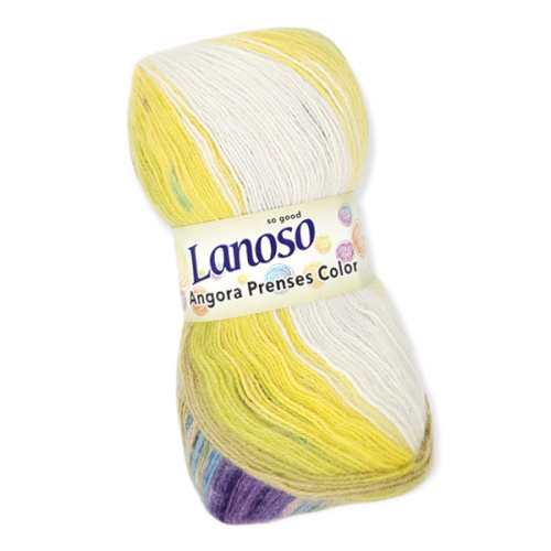Купить пряжу LANOSO ANGORA PRENSES COLOR цвет 810 производства фабрики LANOSO