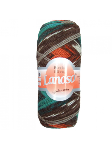 Купить пряжу LANOSO BONITO ETHNIC цвет 1201 производства фабрики LANOSO