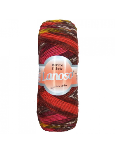Купить пряжу LANOSO BONITO ETHNIC цвет 1209 производства фабрики LANOSO