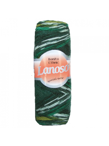 Купить пряжу LANOSO BONITO ETHNIC цвет 1213 производства фабрики LANOSO