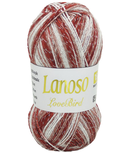 Купить пряжу LANOSO LOVE BIRD цвет 701 производства фабрики LANOSO
