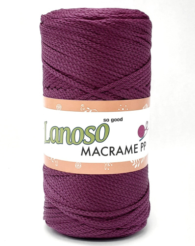 Купить пряжу LANOSO MACRAME PP цвет 950 производства фабрики LANOSO