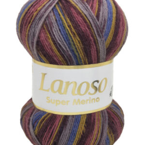 Купить пряжу LANOSO SUPER MERINO цвет 610 производства фабрики LANOSO