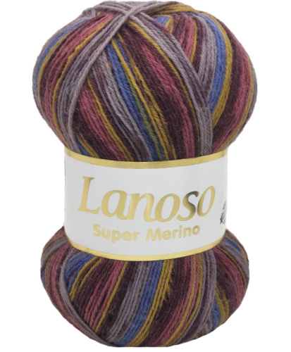 Купить пряжу LANOSO SUPER MERINO цвет 610 производства фабрики LANOSO