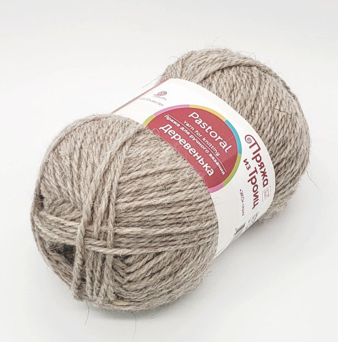 Купить пряжу ТРОИЦКАЯ Деревенька цвет 530-Св.натураль производства фабрики ТРОИЦКАЯ
