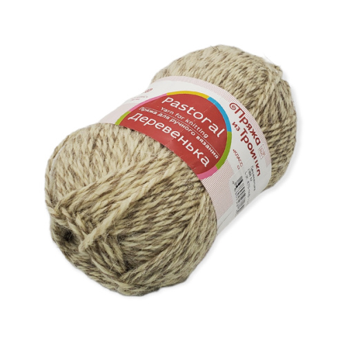 Купить пряжу ТРОИЦКАЯ Деревенька цвет (888 М) производства фабрики ТРОИЦКАЯ