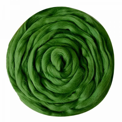 Купить пряжу ТРОИЦКАЯ Гребенная лента цвет 117-Киви производства фабрики ТРОИЦКАЯ