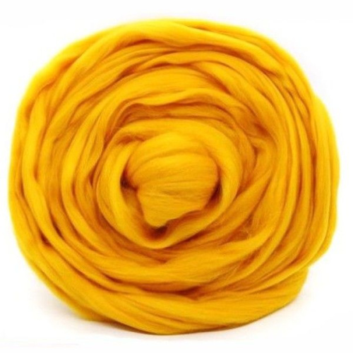 Купить пряжу ТРОИЦКАЯ Гребенная лента цвет 12-Желток производства фабрики ТРОИЦКАЯ