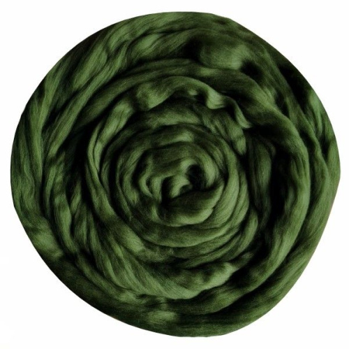 Купить пряжу ТРОИЦКАЯ Гребенная лента цвет 1258-Морские водоросли производства фабрики ТРОИЦКАЯ
