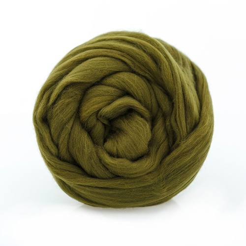 Купить пряжу ТРОИЦКАЯ Гребенная лента цвет 1384-Морские водоросли производства фабрики ТРОИЦКАЯ