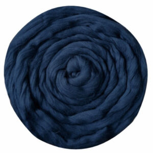 Купить пряжу ТРОИЦКАЯ Гребенная лента цвет 156-Индиго производства фабрики ТРОИЦКАЯ