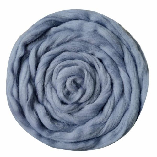 Купить пряжу ТРОИЦКАЯ Гребенная лента цвет 174-Стальной производства фабрики ТРОИЦКАЯ