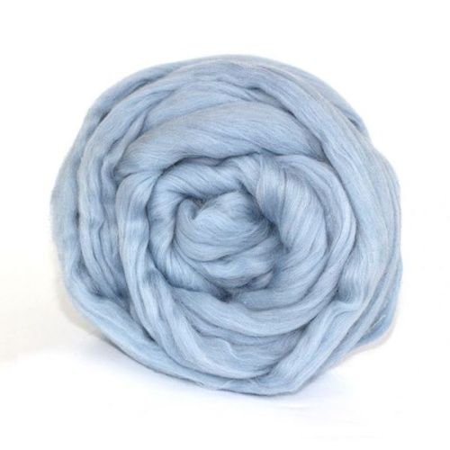 Купить пряжу ТРОИЦКАЯ Гребенная лента цвет 2030-Пепельно-голубой производства фабрики ТРОИЦКАЯ