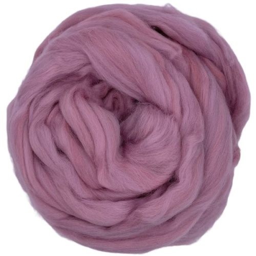 Купить пряжу ТРОИЦКАЯ Гребенная лента цвет 21-Брусника производства фабрики ТРОИЦКАЯ