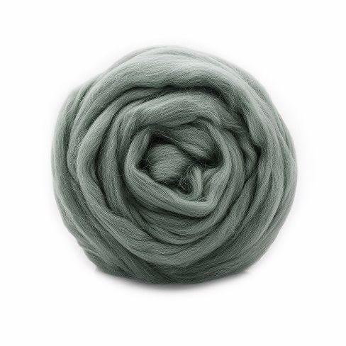 Купить пряжу ТРОИЦКАЯ Гребенная лента цвет 253-Дымчатый производства фабрики ТРОИЦКАЯ