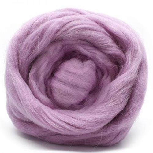 Купить пряжу ТРОИЦКАЯ Гребенная лента цвет 29-Розовая сирень производства фабрики ТРОИЦКАЯ