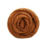 Купить пряжу ТРОИЦКАЯ Гребенная лента цвет 30-Св.терракот производства фабрики ТРОИЦКАЯ