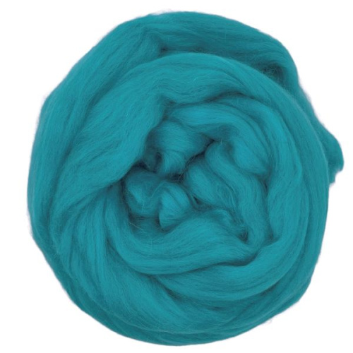 Купить пряжу ТРОИЦКАЯ Гребенная лента цвет 354-Св.лагуна производства фабрики ТРОИЦКАЯ