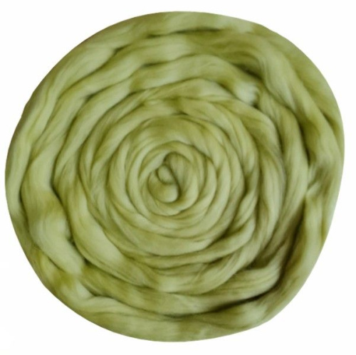 Купить пряжу ТРОИЦКАЯ Гребенная лента цвет 37-Липа производства фабрики ТРОИЦКАЯ